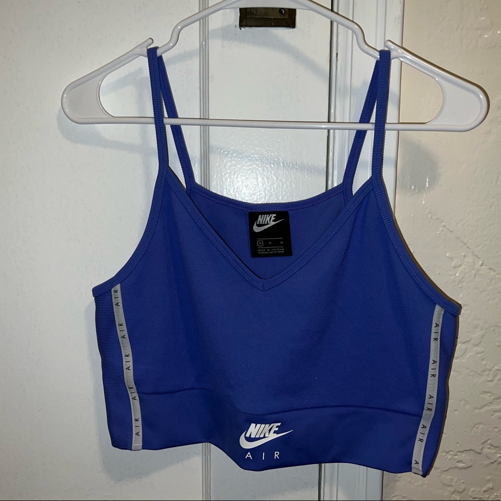 Purple Nike Crop Top
